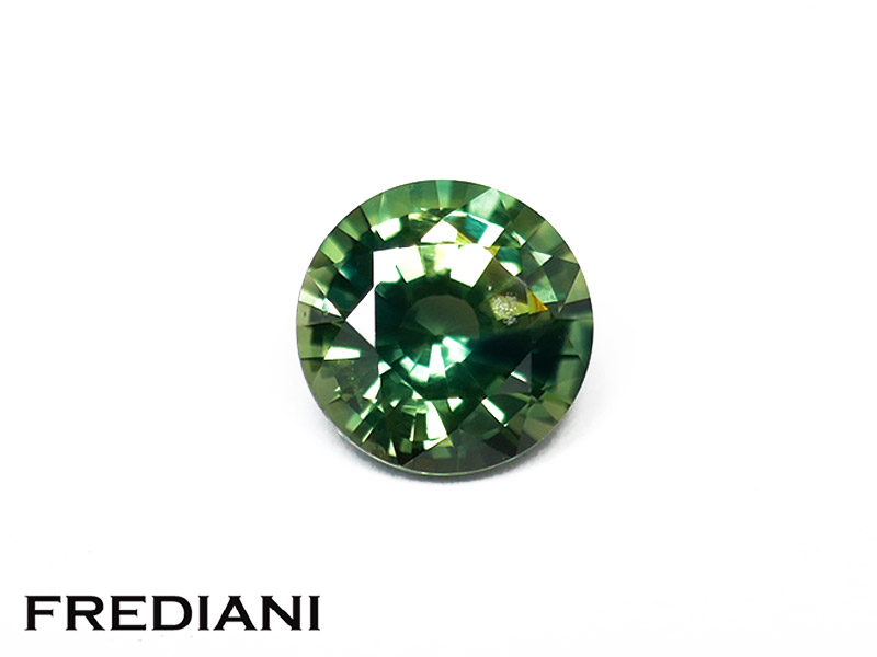 Saphir teal rond