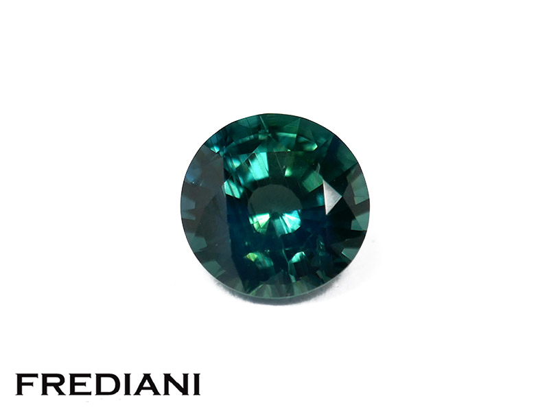 Saphir Teal rond