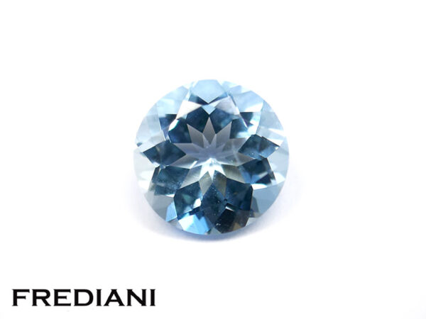 Aigue-marine ronde 8.4 mm de 2.00 carats