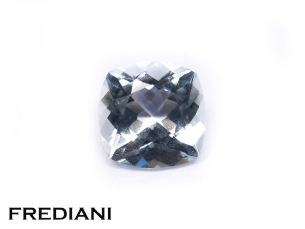 Aigue-marine coussin 75x74 de 1.52 carat
