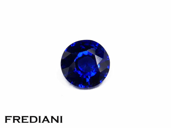 Saphir bleu rond 4.2 mm de 0.36 carat