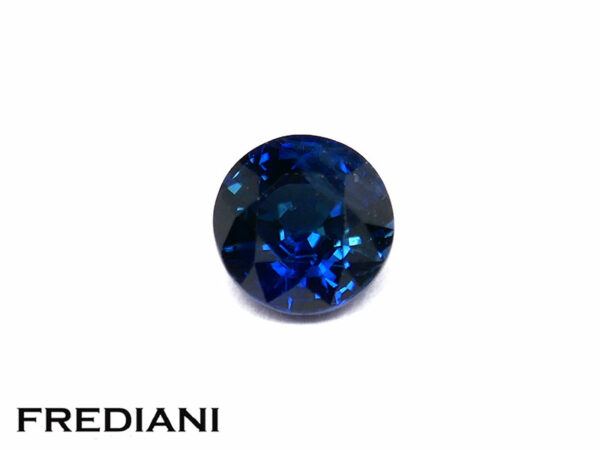 Saphir bleu rond 4.7 mm de 0.58 carat