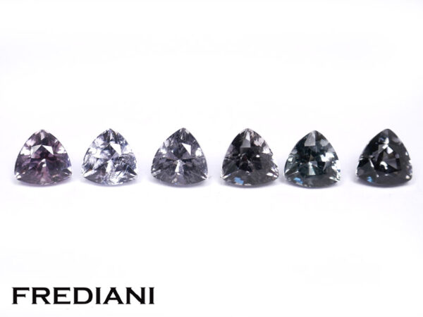 Lot de 6 spinelles troïdias naturels 50x50 de 3.49 carats