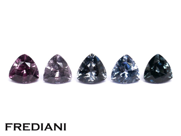 Lot de 5 spinelles troïdias naturels 50x50 de 2.70 carats