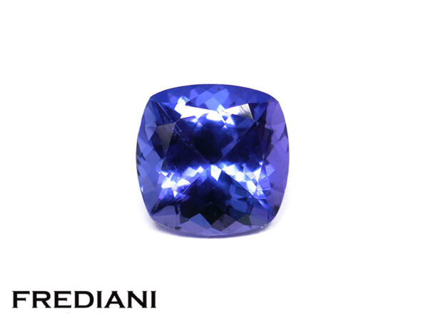 Tanzanite coussin 78x78 de 2.14 carats