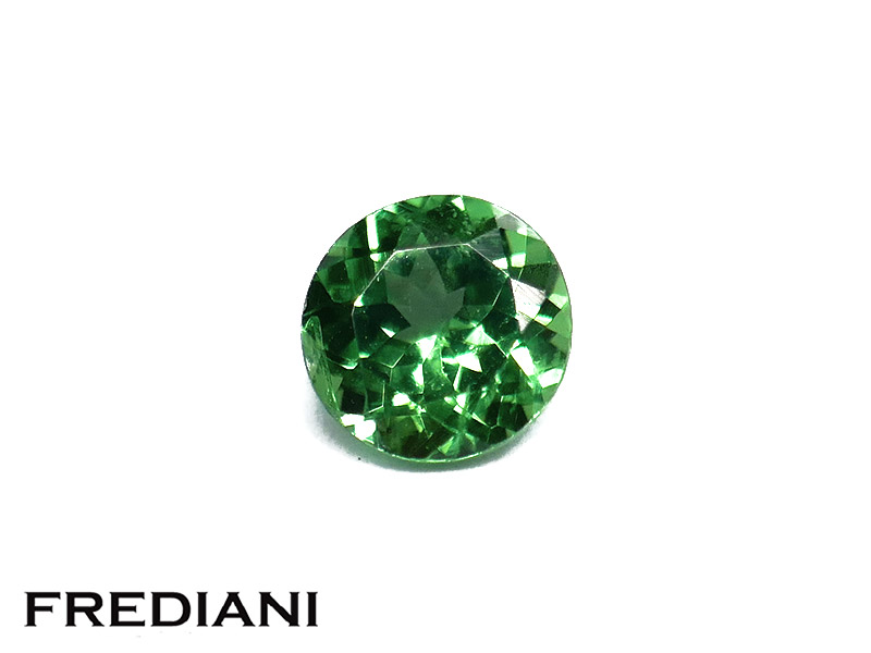 Grenat tsavorite rond