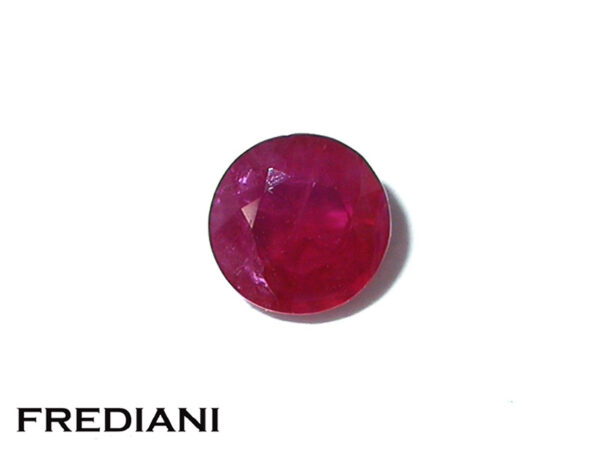 Rubis rond 5 mm de 0.70 carat