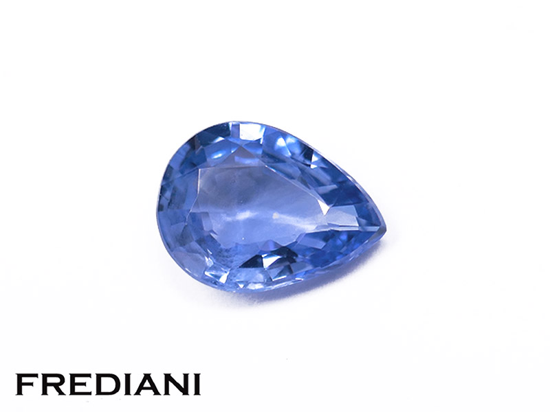 Saphir bleu poire