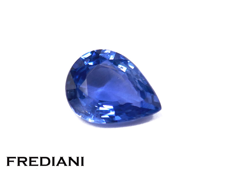 Saphir bleu poire