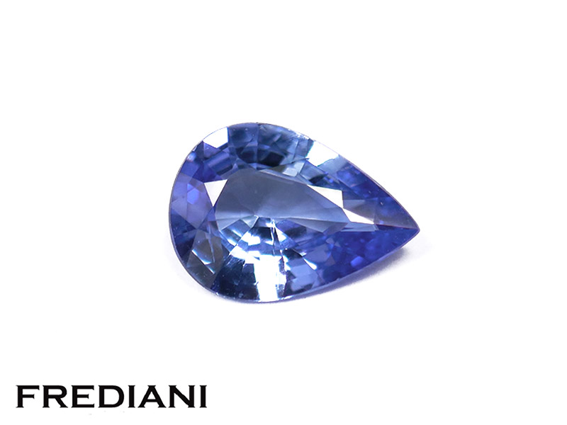 Saphir bleu poire