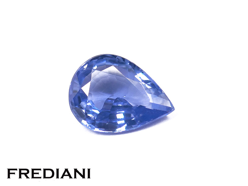 Saphir bleu poire