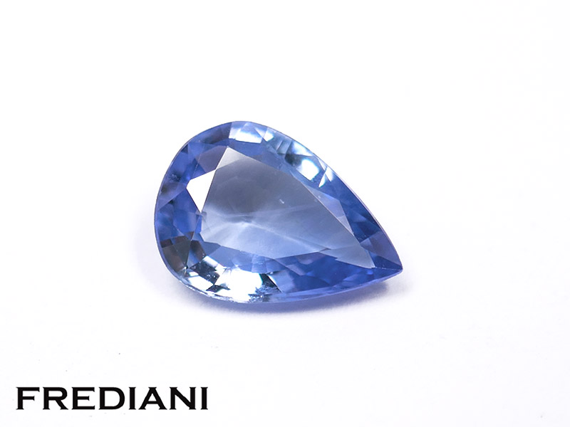 Saphir bleu poire