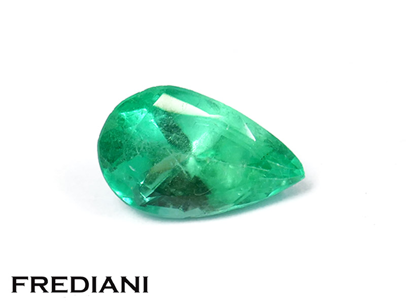 Emeraude poire certifiée