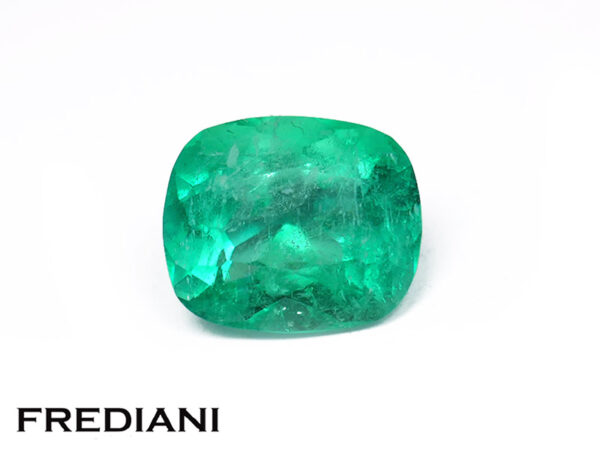 Emeraude de Colombie coussin 98x83 de 2.69 carats