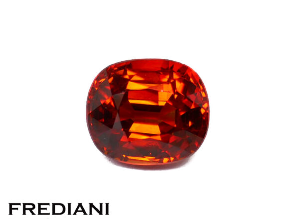 Grenat spessartite coussin 90x78 de 3.98 carats