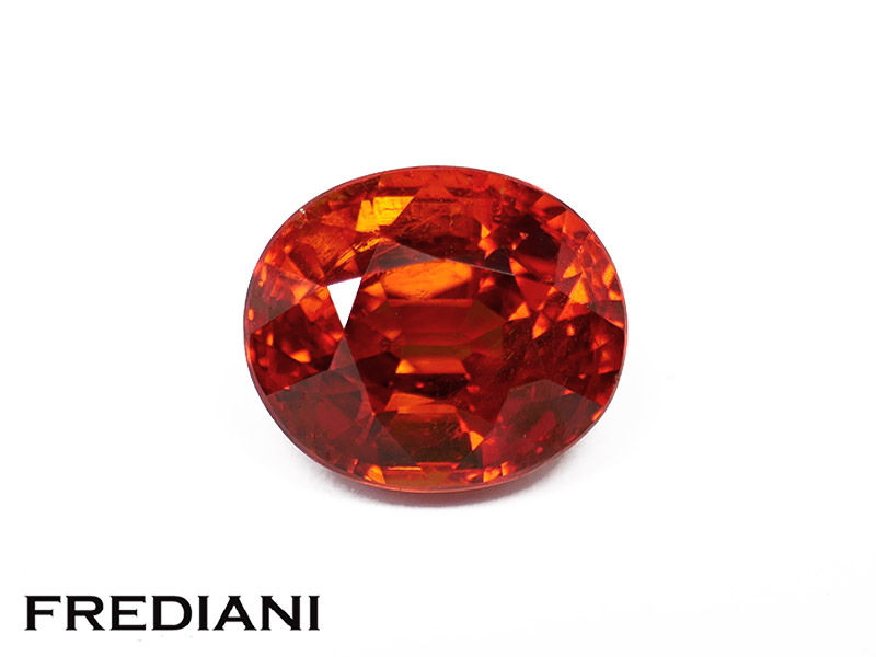 Grenat spessartite ovale