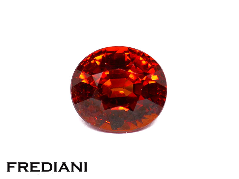 Grenat spessartite ovale