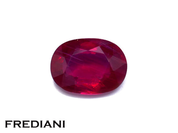 Rubis naturel ovale 79x59 de 1.45 carat