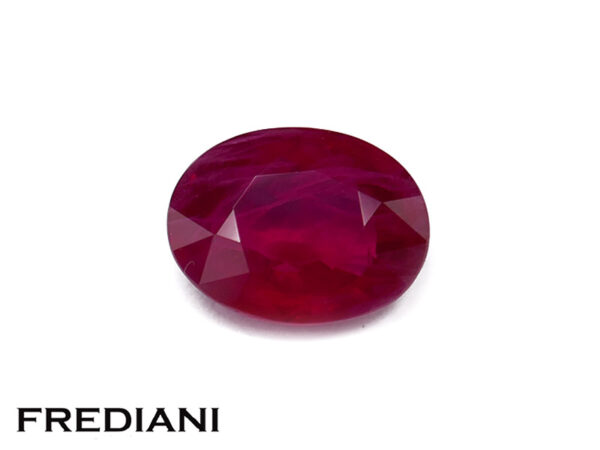 Rubis ovale 80x61 de 1.57 carat