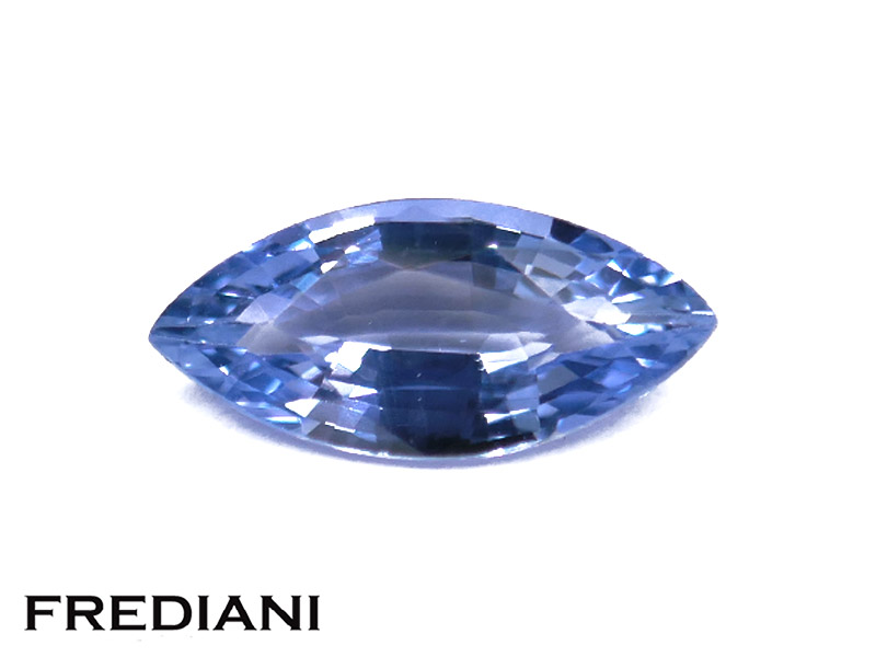 Saphir bleu navette
