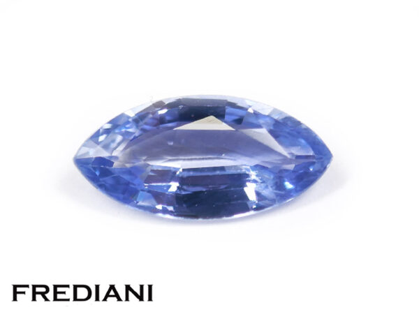 Saphir bleu navette 100x49 de 1.19 carat