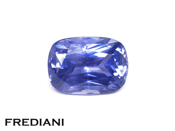 Saphir bleu lavande coussin naturel 88x63 de 2.58 carats