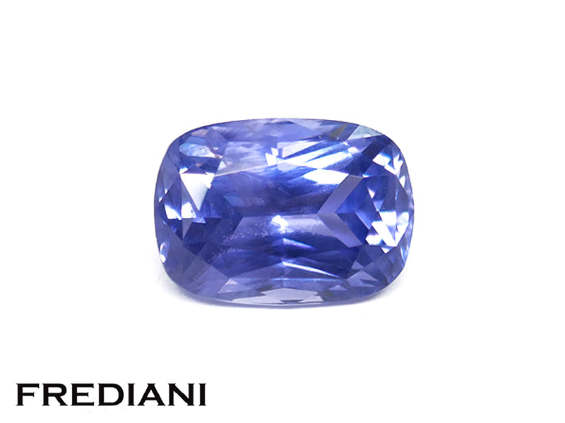 Saphir bleu lavande coussin naturel