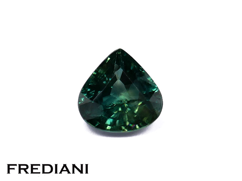 Saphir vert poire