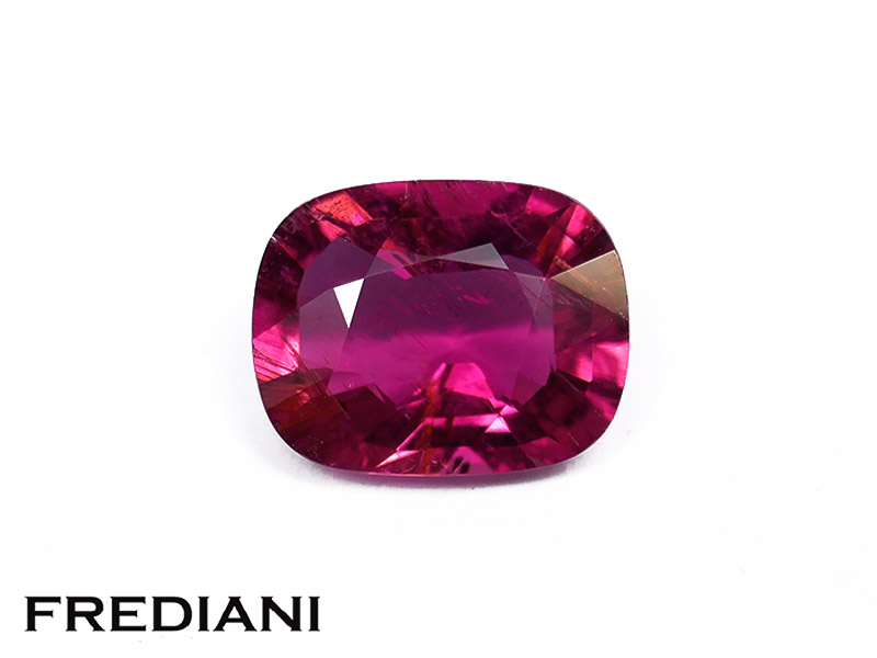 Tourmaline rubellite coussin