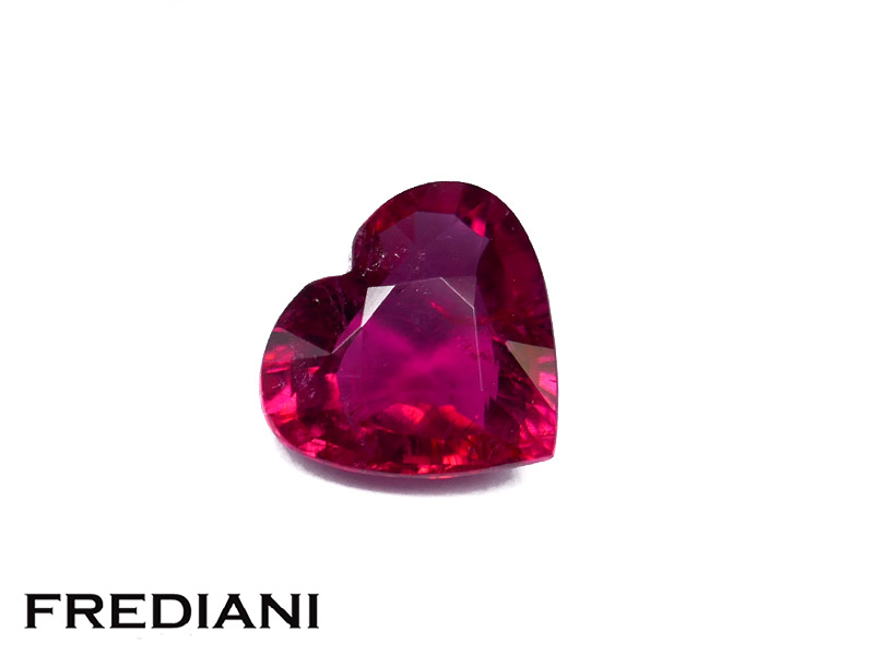 Tourmaline rubellite coeur