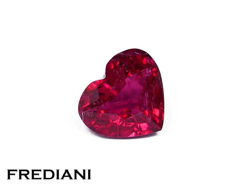 Tourmaline rubellite coeur