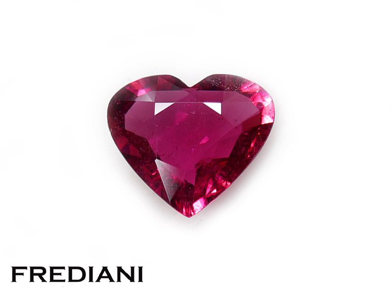 Tourmaline rubellite coeur