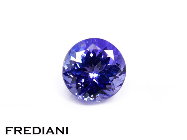 Tanzanite ronde 7.1 mm de 1.77 carat