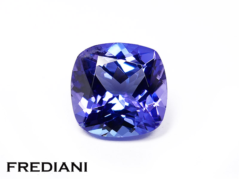Tanzanite coussin