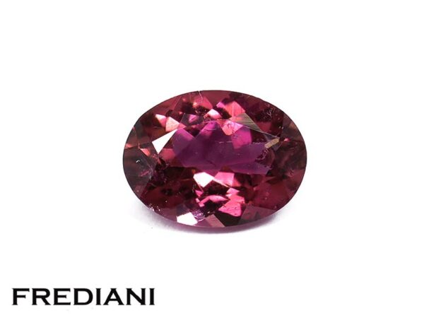 Tourmaline rose ovale 80x60 de 1.24 carat