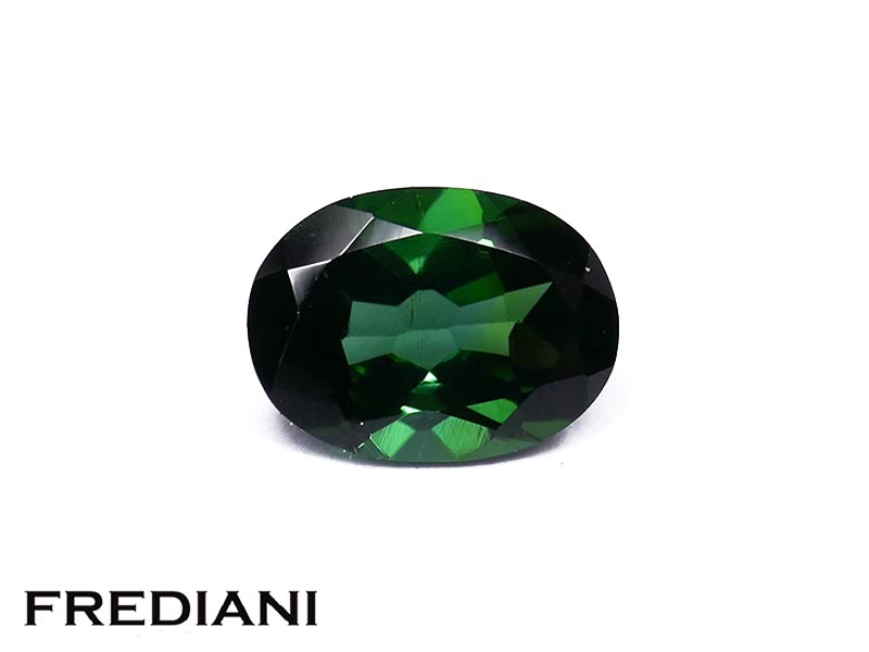 Tourmaline verte ovale