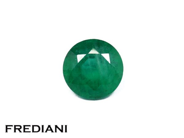 Emeraude ronde 6.5 mm de 0.88 carat