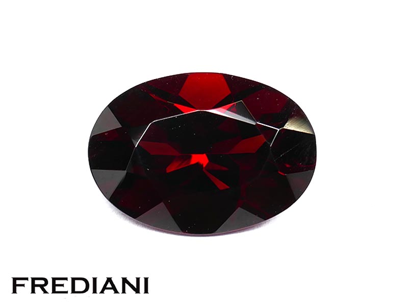 Grenat almandin ovale