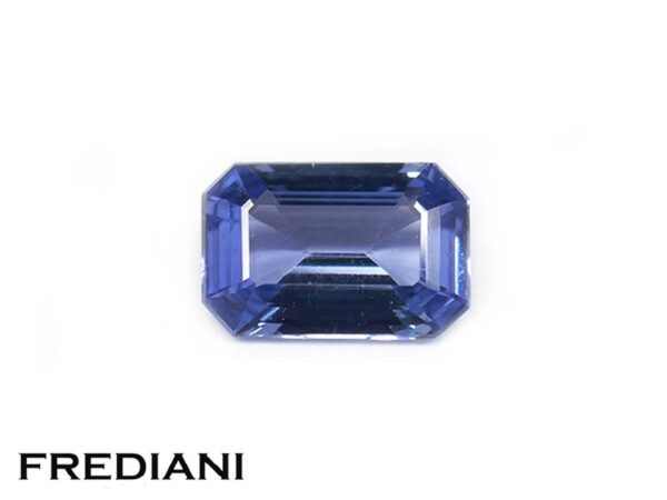 Saphir bleu rectangulaire 60x40 de 0.53 carat