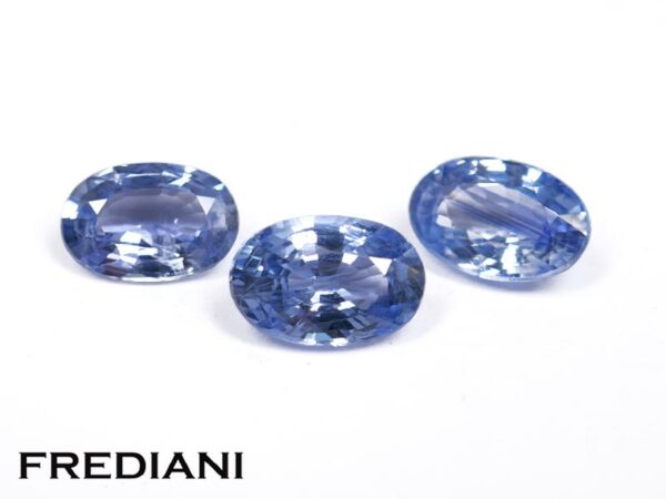 lot de saphirs bleus ovales 60x40 de 1.63 carat