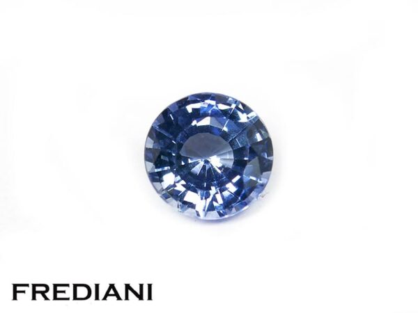 Saphir bleu rond 5.1 mm de 0.60 carat