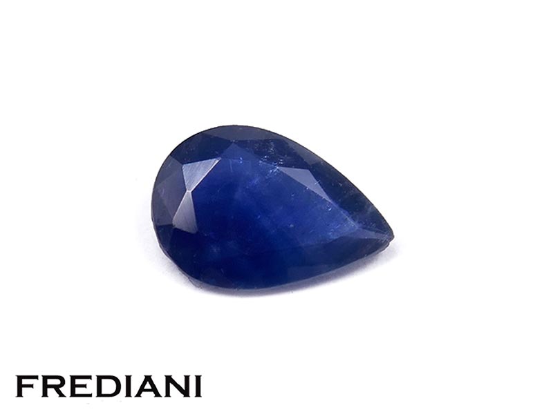 Saphir bleu poire