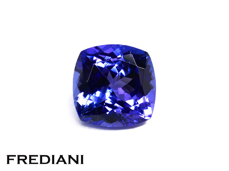 Tanzanite coussin