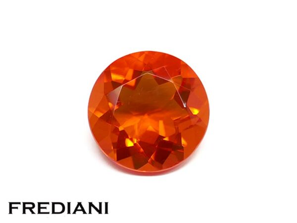 Opale de feu ronde 10.3 mm de 2.78 carats