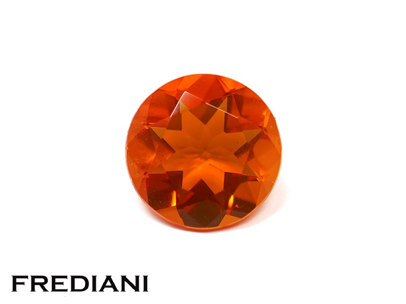 Opale de feu ronde