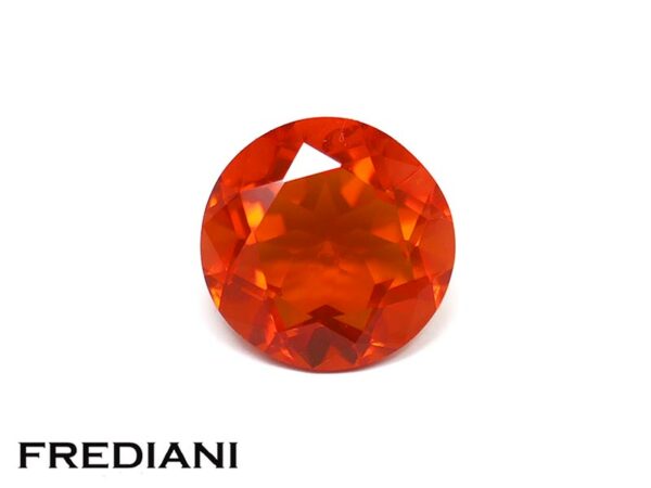 Opale de feu ronde 9.4 mm de 2.35 carats