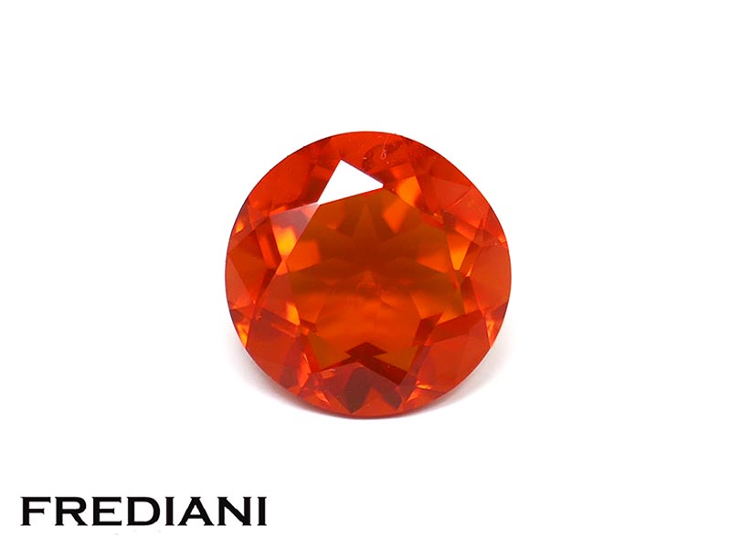 Opale de feu ronde