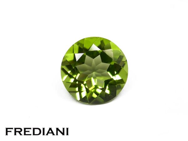 Péridot rond 8 mm de 2.00 carats