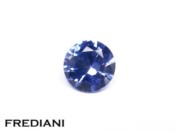 Saphir bleu rond 4.9 mm de 0.52 carat