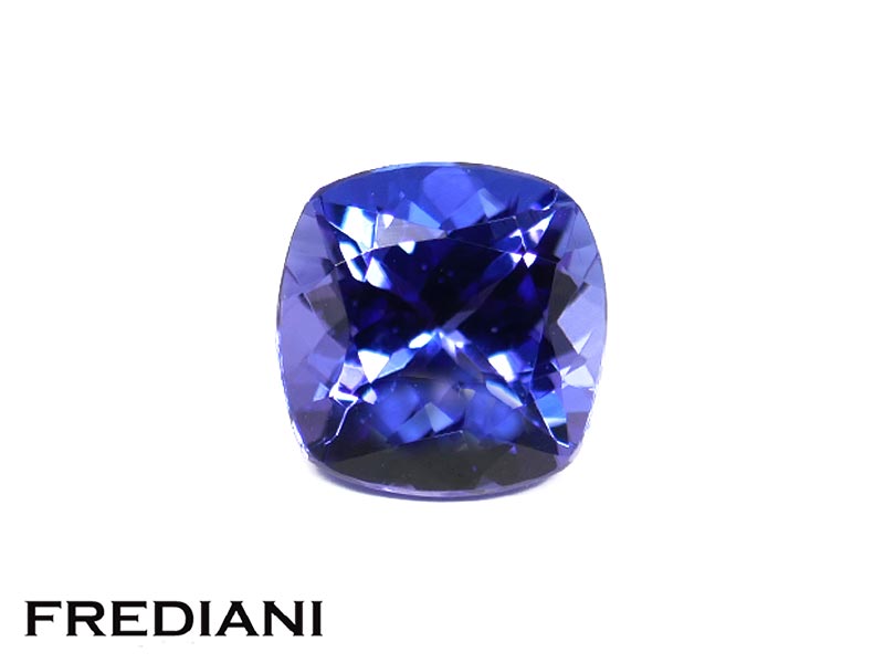 Tanzanite coussin